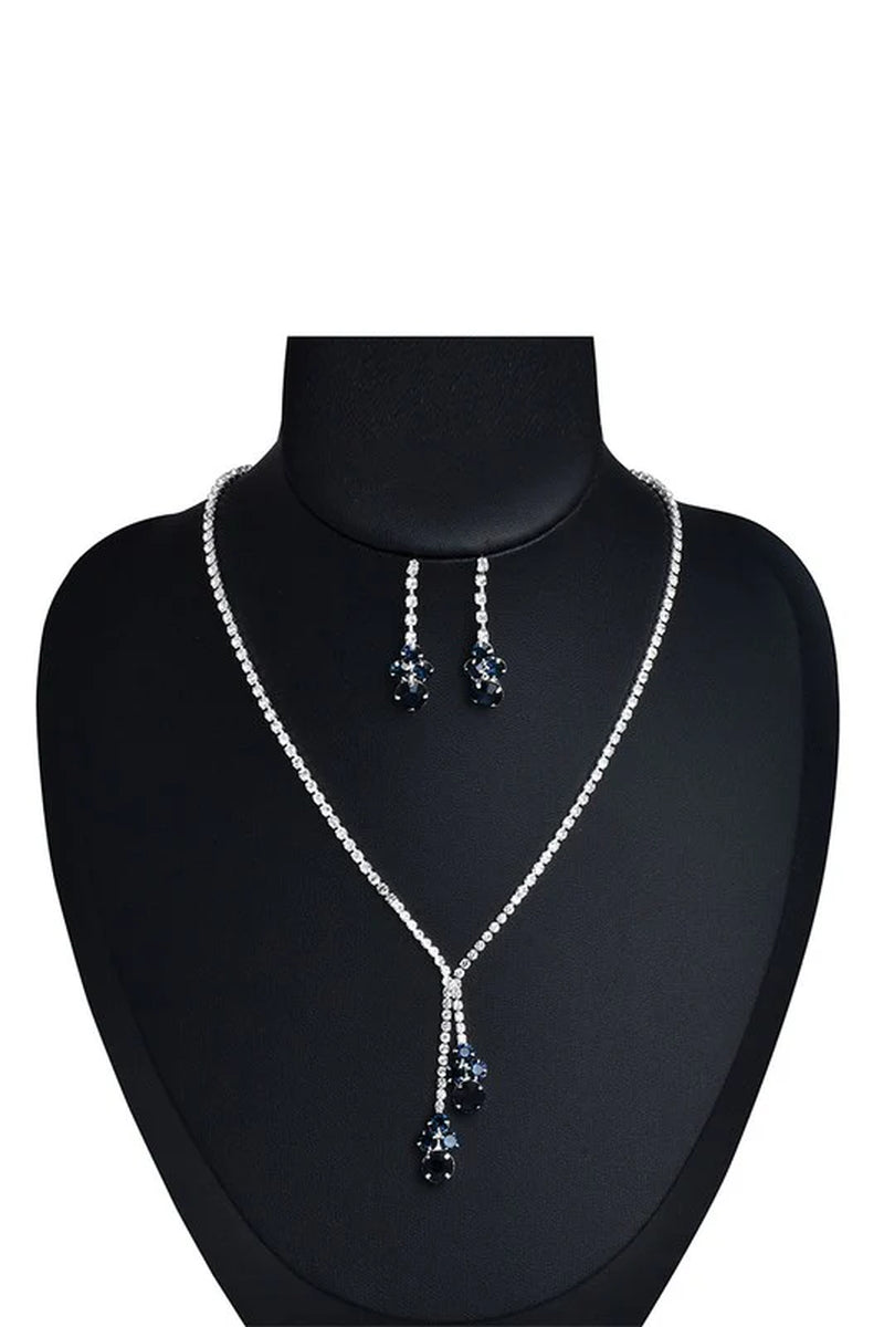 Sparkling Rhinestone Necklace and Earring Set for Every Special Occasion
