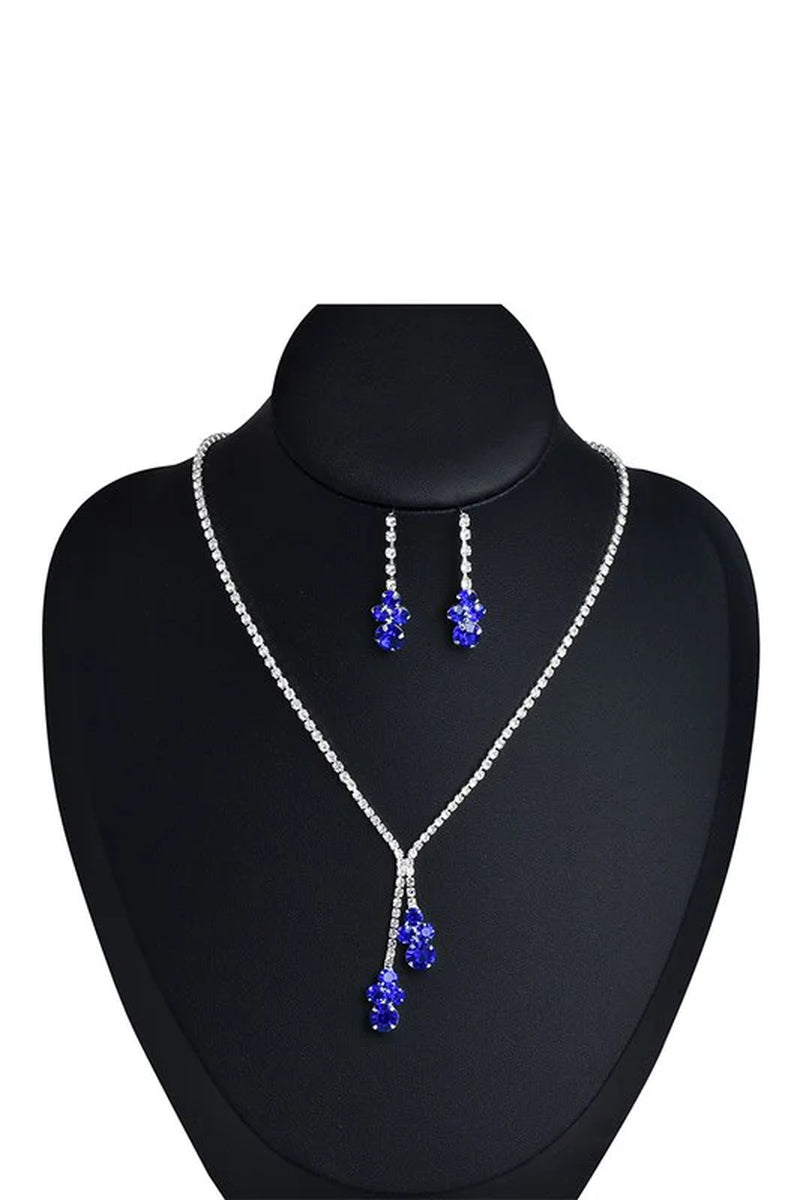 Sparkling Rhinestone Necklace and Earring Set for Every Special Occasion