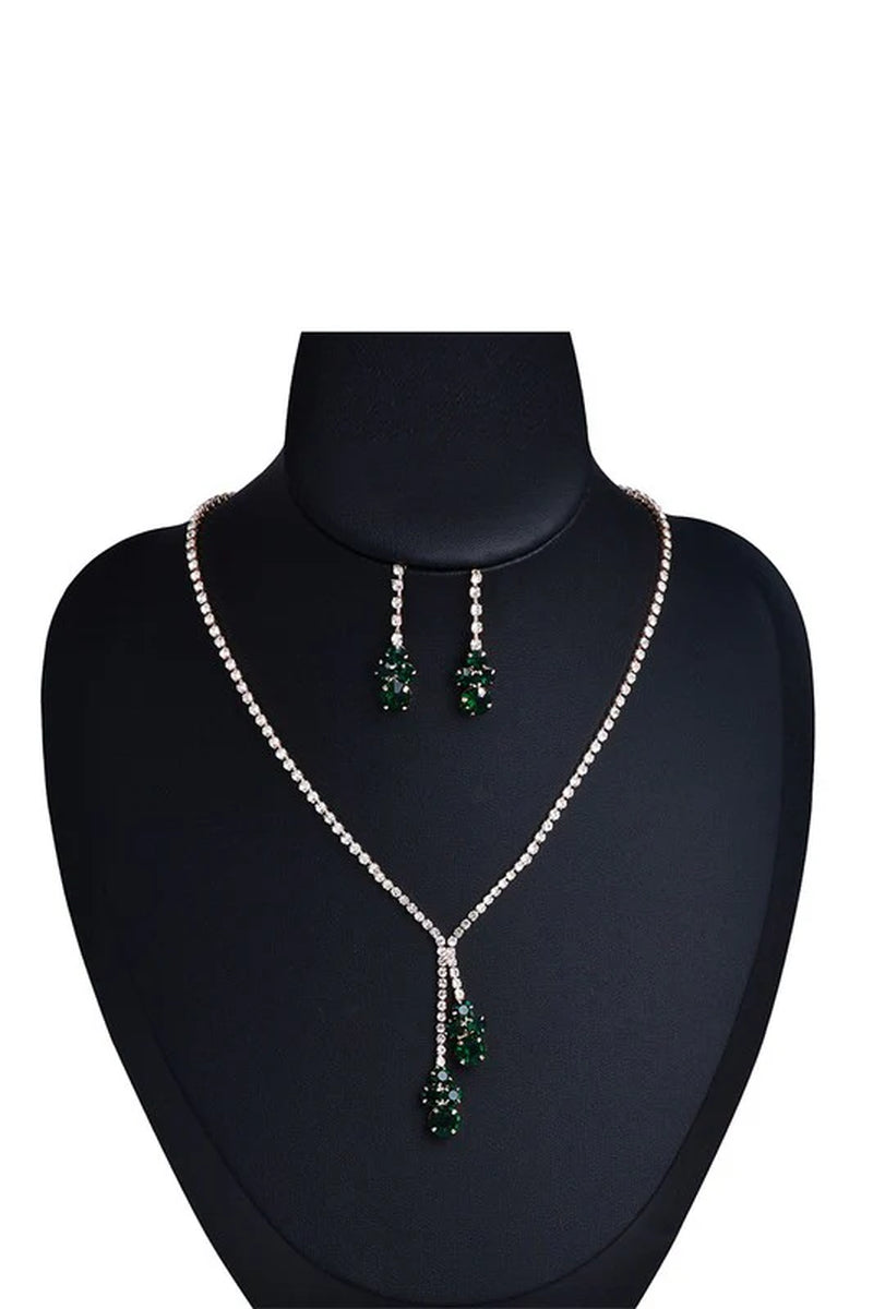 Sparkling Rhinestone Necklace and Earring Set for Every Special Occasion