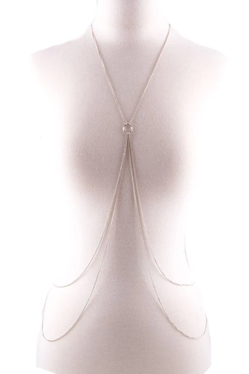 Elegant Double Layered Body Chain for Effortless Style
