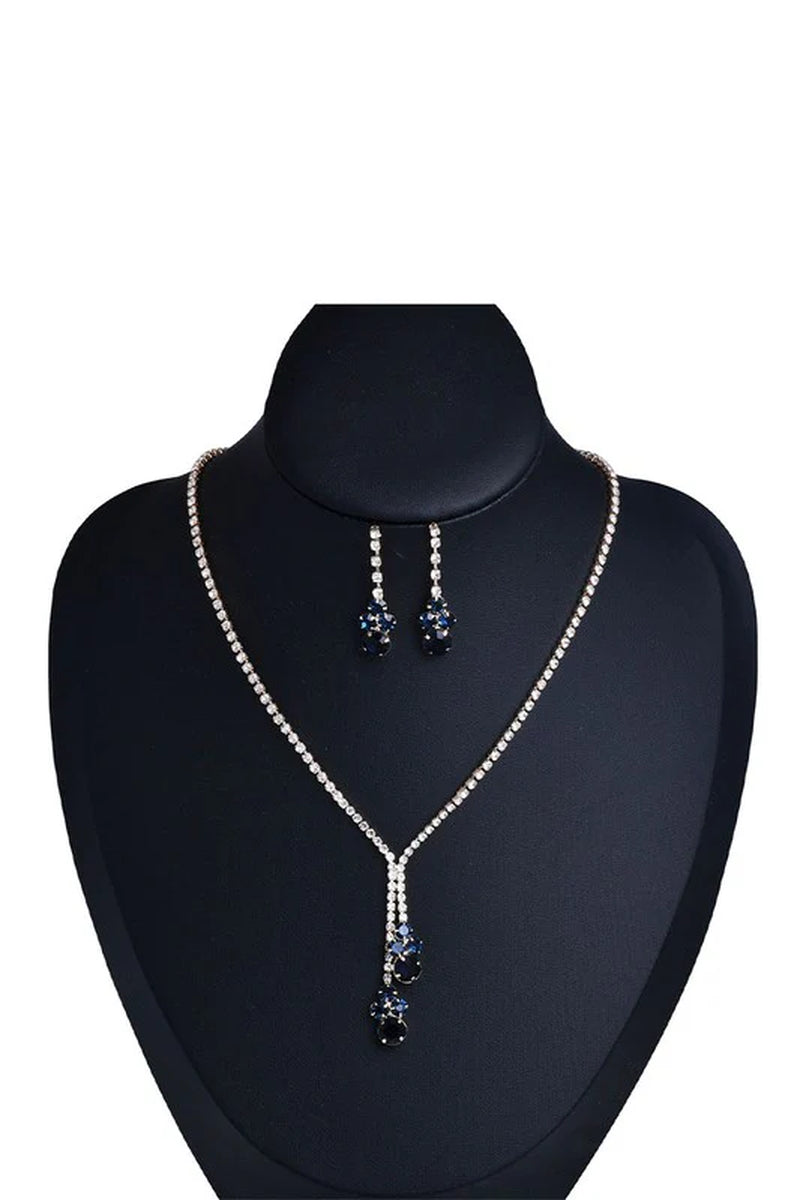 Sparkling Rhinestone Necklace and Earring Set for Every Special Occasion