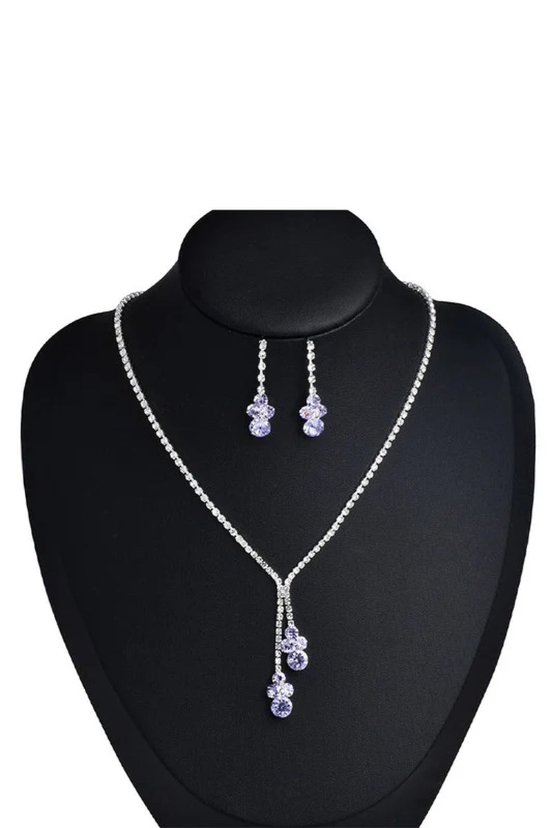 Sparkling Rhinestone Necklace and Earring Set for Every Special Occasion