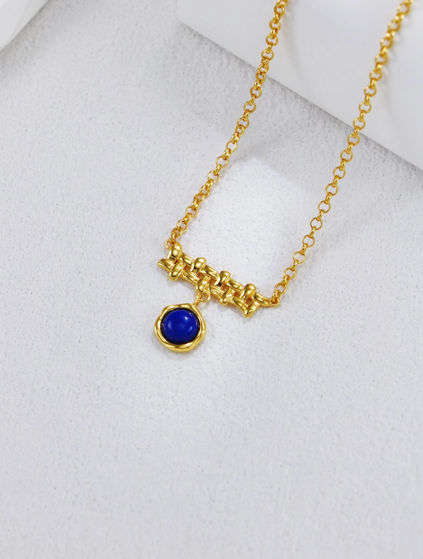 Lapis Lazuli Braided Necklace