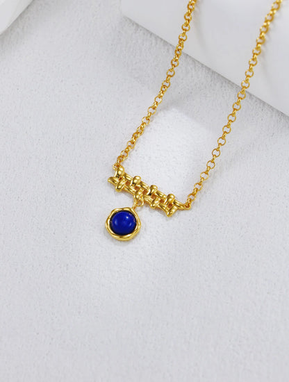 Lapis Lazuli Braided Necklace