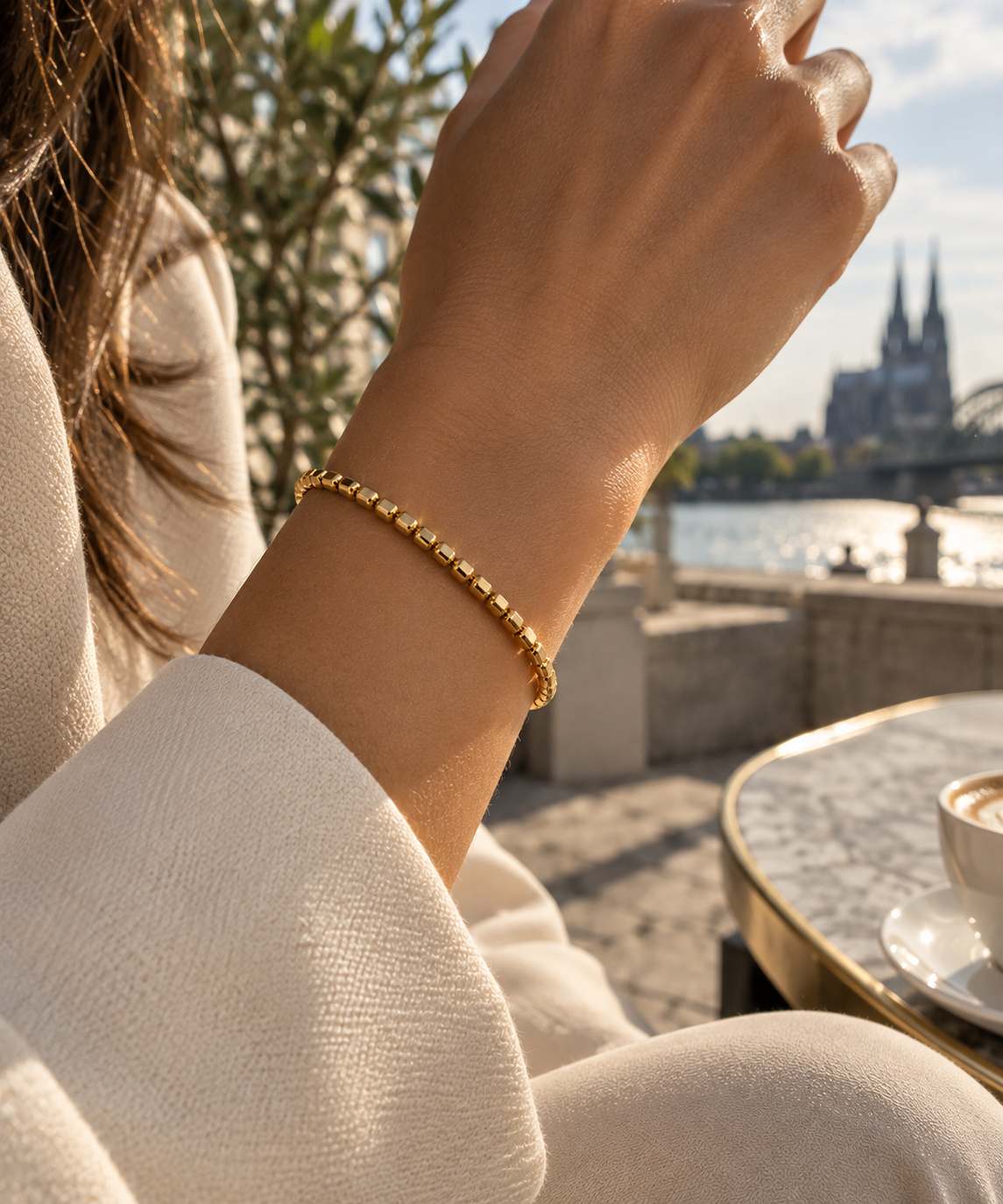 The ETERNA 14K Gold Filled Bracelet