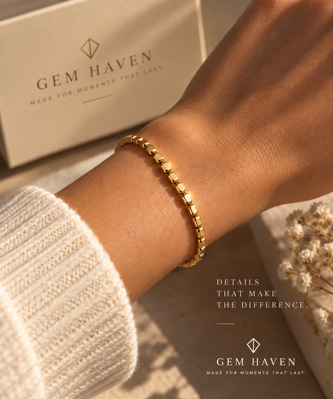 The ETERNA 14K Gold Filled Bracelet