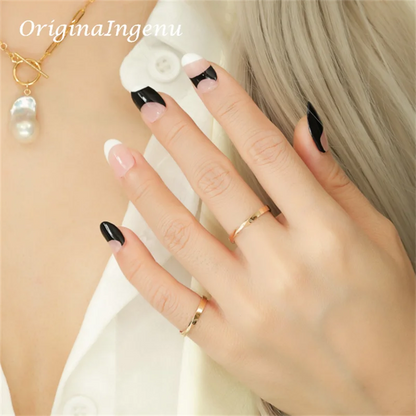 Elegant 14K Gold Filled Mobius Ring - Handmade Infinity Band for Timeless Minimalism