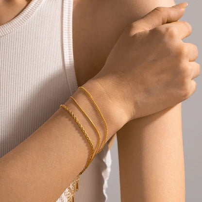 18K Gold Plated Waterproof Bracelet/Ankle