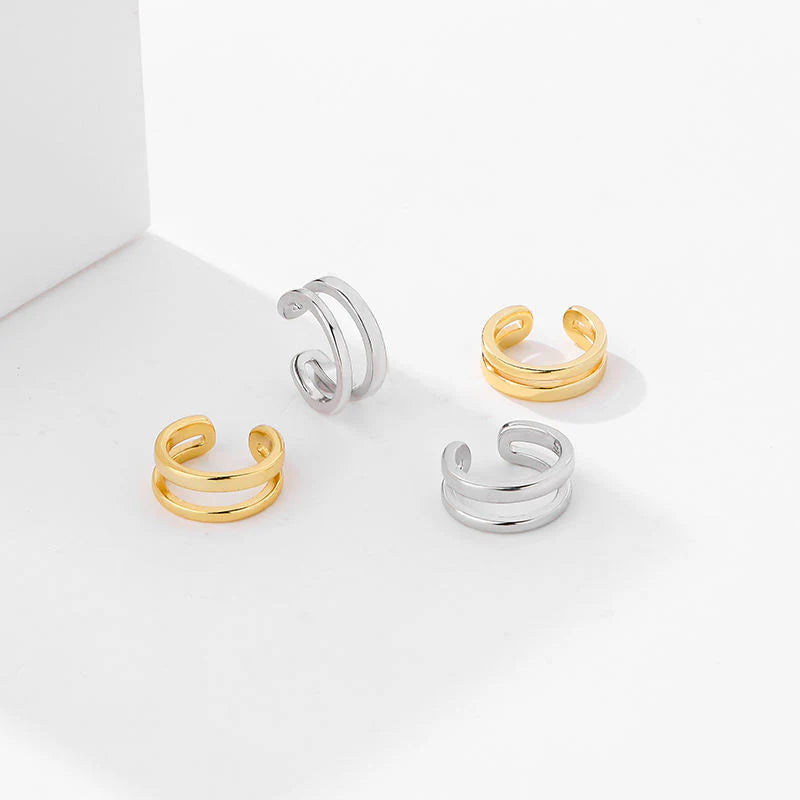 Hook Ear Cuff Earrings 925 Silver