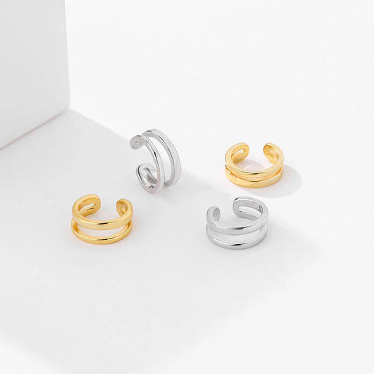 Hook Ear Cuff Earrings 925 Silver