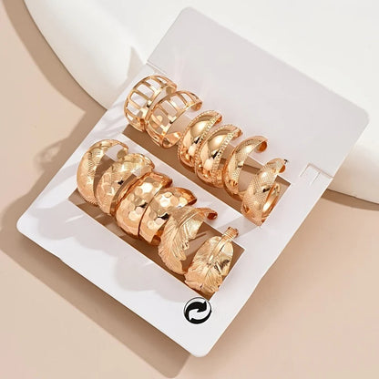 Elegant 14K Gold and Silver Prism Stud Earrings Set - Hypoallergenic, Lightweight, and Versatile Jewelry for Every Occasion