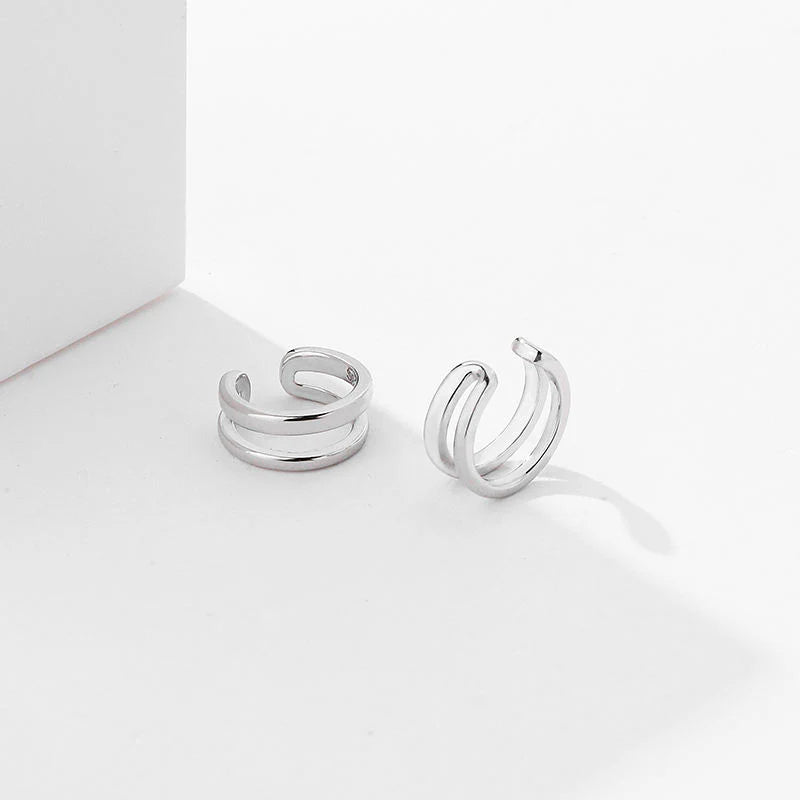 Hook Ear Cuff Earrings 925 Silver