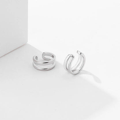 Hook Ear Cuff Earrings 925 Silver